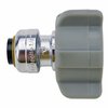 Tectite By Apollo 1/4 in. (3/8 in. O.D.) Chromed Brass Push-To-Connect x 7/8 in. Female BC Toilet Straight Connector FSBFAU1478
